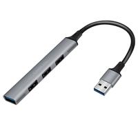 Informatica - Vari - Hub Usb 3.2 Gen1 Ultra Slim A 4 Porte Ingresso Usb-a