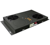 Informatica - Vari - Kit Di Ventilazione A Soffitto Per Rack 19'' 2 Ventole Nero