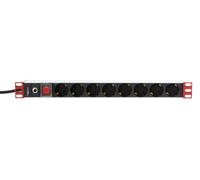 Informatica - Vari - Multipresa 8 Posti Da Rack 19'' Spina Schuko Angolata 1u