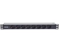 INT 714037 - Presa multipla da 19'', spina schuko a 8 ingressi