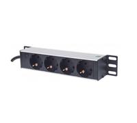 Informatica - Vari - Multipresa Schuko 4 Posti Da Rack 10'' Con Spina Schuko ...
