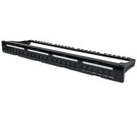 Informatica - Vari - Pannello Patch Modulare 24 Porte Slim 1u Nero