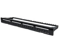 Informatica - Vari - Pannello Patch Modulare 24 Porte Slim 1u Nero