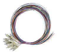 Informatica - Vari - Set 12 Pigtail Fibra Ottica Multimodale Om2 Sc 50/125 2 M