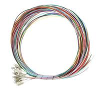 Informatica - Vari - Set 12 Pigtail Fibra Ottica Multimodale Om4 Lc 50/125 2 M