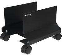 Informatica - Vari - Supporto Per Pc In Acciaio Con Ruote Nero