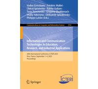 Information and Communication Technologies in Education, Research, and Industrial Applications: 20th International Conference, ICTERI 2025, Nice, France, September 1-4, 2025, Proceedings