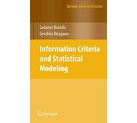 Information Criteria and Statistical Modeling