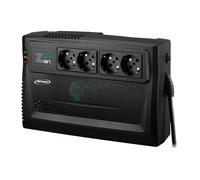 Infosec Gruppo di continuità UPS 800VA con 4 prese Line Interactive