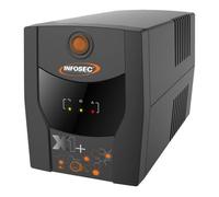 Infosec 661109 Gruppo di continuità ups X1+ 2200VA 4 Prese FR/SCHUKO con USB Line Interactive Nero
