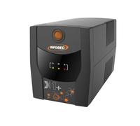 Infosec Gruppo di Continuità UPS X1+ 1300VA 6 Prese IEC Line Interactive