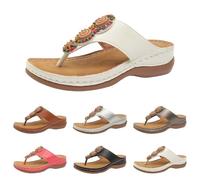 Infraditi Sandali Boho Ciabatte Donna Scarpe Estive Moda Etnica con Dettagli Colorati per Vacanze Spiaggia Uscite Informali Giornate All'Aperto per Gli Amanti delle Tendenze Moderne