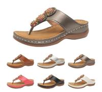 Infraditi Sandali Boho Ciabatte Donna Scarpe Estive Moda Etnica con Dettagli Colorati per Vacanze Spiaggia Uscite Informali Giornate All'Aperto per Gli Amanti delle Tendenze Moderne