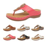 Infraditi Sandali Boho Ciabatte Donna Scarpe Estive Moda Etnica con Dettagli Colorati per Vacanze Spiaggia Uscite Informali Giornate All'Aperto per Gli Amanti delle Tendenze Moderne