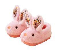 Infradito animale coniglio - Comode pantofole invernali da casa conigli pantofole calde, scarpe interne morbide leggere e antiscivolo | Regalo per bambini e volwa