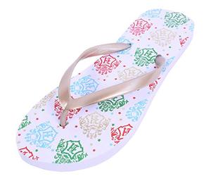 Infradito bianco-oro Hogwarts Harry Potter 36/37 EU