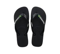 Infradito Havaianas Brasil Logo nero bianco - 41-42