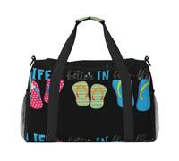 Infradito Calligrafia Scarpe da Spiaggia Borsone da Viaggio Borsa Weekend Weekender Pernottamento Borsa a mano Allenamento Sport Ospedale