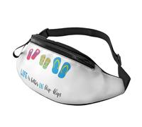 Infradito Calligrafia Scarpe da Spiaggia Stampa Unisex Pack Marsupio Accessorio da Viaggio per Occhiali da Sole Portafogli Passaporto Chiave
