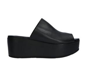 Infradito con plateau da donna Shabbies comode ed eleganti nere 38