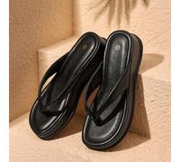 Infradito con suola spessa e tacco alto, scarpe da donna di moda, nuove per l'estate, sandali e ciabatte coreani con punta stretta EUR35,EUR36,EUR37,EUR38,EUR39,EUR40,EUR41,EUR42Piante