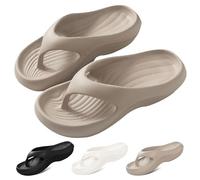 Infradito Con Supporto Plantare Per Donna E Uomo, Infradito Con Supporto Plantare A Cuscino, Sandali Da Passeggio Con Supporto Plantare, Sandali Ortopedici, Per Fascite Plantare (Grigio,45)