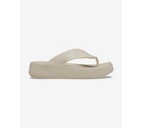 Infradito Crocs Getaway Platform Flip bianco crema donna - 36-37