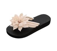 Infradito da donna con motivo floreale, antiscivolo, sandali da spiaggia in EVA, impermeabili, sandali estivi per il tempo libero, per spiaggia, vacanze, casa, giardino, vita quotidiana, 007, 38 EU