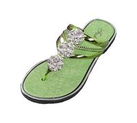 Infradito da donna con strass dorati, antiscivolo, comode infradito da donna, con glitter, leggere, per l'estate, la spiaggia e la piscina, 015, 41 EU