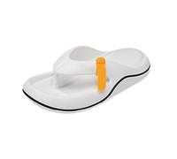 infradito da donna, con suola morbida, antiscivolo, in memory foam, sandali per il tempo libero, sandali casual, per attività all'aperto, estivi, bianco, 42 EU