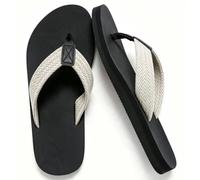 Infradito da donna e da uomo, comode, con cinturino in tessuto, supporto per arco plantare, antiscivolo, pantofole casual da spiaggia