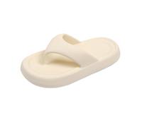 Infradito da donna EVA spesse pantofole antiscivolo morbidi sandali esterni interni spiaggia piscina pantofole estive per donna punta chiusa senza schienale, Beige, 39 EU