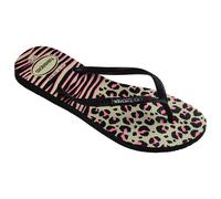 Infradito da donna Havaianas Slim Animals Mix Noir 39/40