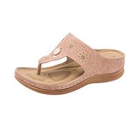 Infradito da donna, infradito con supporto per arco, pantofole per piedi larghi, infradito sportive, da spiaggia, da piscina, da giardino, per sport acquatici, Colore: rosa., 37 EU