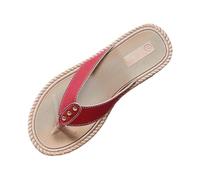 Infradito da donna, leggere, con supporto per l'arco del piede, comode ciabatte flip-on, colore bianco, sandali leggeri, da spiaggia, infradito estive, in pelle, per il tempo libero, estive, Colore