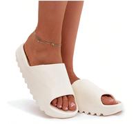 Infradito da donna Olyria su una comoda piattaforma, leggeri e alla moda, ideali per l'estate, la piscina e le vacanze, nei colori marrone, bianco e nero EUR36,EUR37,EUR38,EUR39,EUR40,EUR41