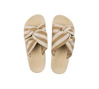 Infradito da donna Wedgy Twist leggermente beige a righe 41