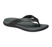 Crocs Infradito Coast da uomo, nero/grigio ardesia, 42, Nero Ardesia Grigio, 11 UK