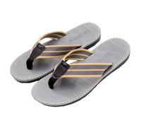 Infradito da uomo di grandi dimensioni, con cinghie intrecciate, sandali estivi comodi slip-on con infilare, ciabatte antiscivolo con flangia tra le dita, pantofole estive traspiranti piatte