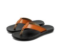 Infradito da Uomo per Il Commercio Estero, Ciabatte da Spiaggia da Uomo, Antiscivolo estive, da Indossare all'Esterno con Punta (Brown3, 41)