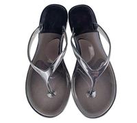 Infradito Donna Comode,Ciabatte Mare Donna,Punta Fondo Piatto Trasparente Gelatina Trasparente Estiva,Slides Moda Confortevoli in Paglia Regolabili Recovery per Vacanza