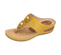 Infradito Donna Comode,Sandali Neri Donna,Supporto Plantare Una Camminata Confortevole Funzione Massaggiante Scarpe Plateau,Flip Flop Casual Classic Flessibile Leggero Regolabili per Vacanza