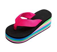 Infradito Donna Eleganti Estive Firmate Mare Da Casa Alte Plantare Gomma Eva Flip Flop Platform Asciugatura Rapida Scarpe Da Doccia Piscina Con Zeppa Morbida Aperte Tacco Sandali