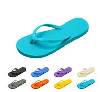 Infradito estive da donna, casual, fondo piatto e sottile, casual, scarpe da bagno, scarpe da doccia, per interni ed esterni, spiaggia, pantofole estive, Z2 blu cielo, 41 EU