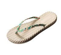 Infradito estive da donna intrecciate infradito bohemian espadrilles plateau ciabatte outdoor spiaggia comfort ciabatte estive leggere morbide casual ciabatte piscina surf spiaggia pantofole ciabatte