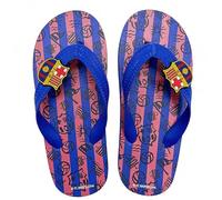 Infradito Flip Flop FC Barcelona, per bambini e bambine, 100% EVA, leggere e comode, suola testurizzata antiscivolo, colore blu con scudo, per spiaggia e piscina