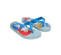 Infradito Flip Flop Sonic per bambini e bambine, sandali estivi per bambini, 100% EVA, suola leggera e cinturino confortevole, colore blu chiaro, licenza ufficiale per spiaggia e piscina, Blu chiaro