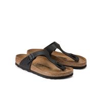 Birkenstock 043691 Gizeh black, Birko Flor Uomo, Black EU 37