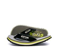 Infradito Grigio e Verde Ragazzo Cool Shoe OS BOY, grigio, 31.5 EU