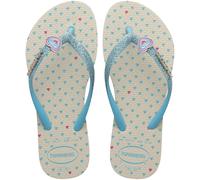 Infradito HAV. KIDS SLIM GLITTER II Bianco 35/36